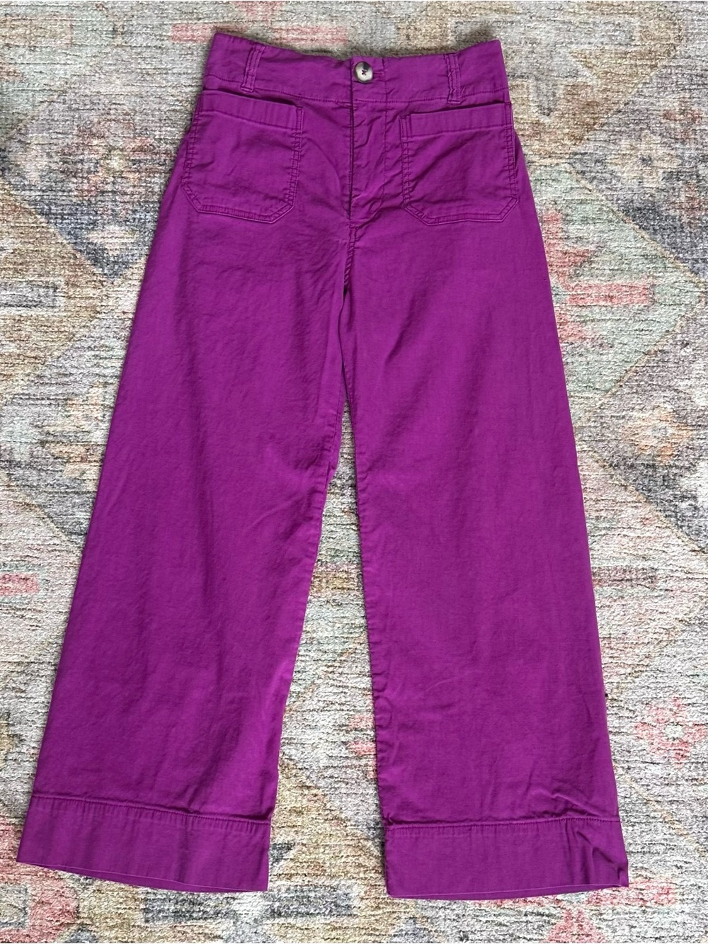 Anthropologie Maeve Colette Orchid Pants